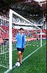 Eindhoven, 15 mei 2000
Margo Vliegenthart in het doel van het PSV-stadion