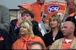 Rotterdam 28 mei 2000
Optreden Rene Froger in de kuip.
Peter Huizer met vriendin