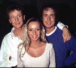 Sylvan Borsato met broers Armando Borsato en Marco Borsato