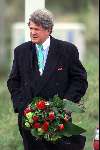 Noordwijk 5 mei 2000
De week van Willibrord bij het paardrijden op het strand van Noordwijk door koningin Beatrix