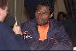 Noordwijk 26 mei 2000
Persconferentie Nederlands elftal in Huis ter Duin.
Winston Bogarde