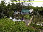 Maleisie 29 juli 2000
Dalit Bay Golf & Country Club in Kota Kinabalu
wonenin een hut bij de 14 e hole