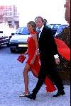 Amsterdam 12 mei 2001
Bal van Prins Constantijn en Laurentien op het paleis op de dam.
Sexy Vanessa Loudon met man