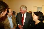 Amstelveen 28 mei 2002
Opening expositie Rita Kok.
Wim Kok met Ad Melkert met vrouw
