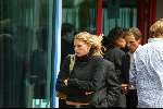 Hilversum 30 mei 2002
Begrafenis Bart de Graaff.
Annemarie Thomas