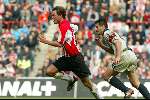 Eindhoven 24 maart 200
PSV-AJAX 1-1
Arnold Bruggink en Chivu
