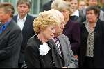 Hilversum 30 mei 2002
Begrafenis Bart de Graaff
moeder bart