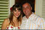 Curacao 21 mei 2002
Princess Model of the year  verkiezing.
Beertje v Beers met aad Ouborg