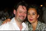 Curacao 23 mei 2002
princess model of the year verkiezing.
Carel Kraayenhof met vrouw