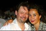 Curacao 23 mei 2002
princess model of the year verkiezing.
Carel Kraayenhof met vrouw