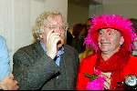 Amstelveen 28 mei 2002
Opening expositie Rita Kok.
direkteur Rudi Fuchs van het v gogh museum en Fabiola