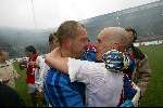 Nijmegen 5 Mei 2002 
NEC-AJAX Kampioenswedstrijd 0-2
Ajax spelers vieren het kampioenschap Fred Grim en Jan van Halst