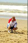 Scheveningen 15 april 2002
Frits Barens vmet gsm op het strand