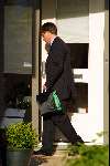 Capelle aaan de Ijssel 17 mei 2002
Jan Peter Balkenende vertrek bij zijn huis.