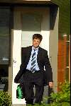 Capelle aaan de Ijssel 17 mei 2002
Jan Peter Balkenende vertrek bij zijn huis.
