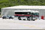Curacao 7 mei 2002
Vertrek Prins Willem Alexander en Maxima met de KBX
Koninklijke Marine Bus