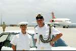 Curacao 7 mei 2002
Vertrek Prins Willem Alexander en Maxima met de KBX
Luitenant Middel
