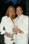 Curacao 23 mei 2002
princess model of the year verkiezing.
Monique Collignon met man