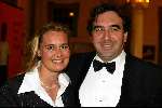 Den Haag 18 mei 2002
Gala t.b.v. het Liliana Fonds in Hotel des Indes.
 Nick Kouwenhoven met vrouw