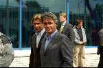Hilversum 30 mei 2002
Begrafenis Bart de Graaff.
Pieter Storms en Hans Kraay Jr.