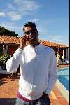 St Tropez 4 mei 2002
Ruud Gullit met gsm