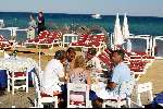 St Tropez 4 mei 2002
Strandtent la Voile rouge