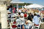St Tropez 4 mei 2002
Strandtent la Voile rouge