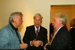 Amstelveen 28 mei 2002
Opening expositie Rita Kok.
Cees Dam enTjeenk Willink met vriend