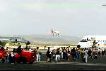 Curacao 67 mei 2002
Prins Willem Alexander en Maxima bezoeken Curacao
vliegveld curacao