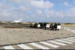 Curacao 67 mei 2002
Prins Willem Alexander en Maxima bezoeken Curacao
vliegveld  bagage
