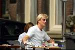 Amsterdam 16 mei 2002
 Wim Kieft op terrasje