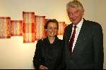 Amstelveen 28 mei 2002
Opening expositie Rita Kok.
Wim Kok met zijn vrouw