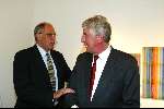Amstelveen 28 mei 2002
Opening expositie Rita Kok.
Hans Dijkstal en Wim Kok
