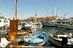 St Tropez 3 mei 2002
de haven in St Tropez
Jachten en boten
