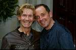 Den Bosch 19 mei 2003
gaynight in de orangerie in den bosch
addy v d krommeacker met vriend