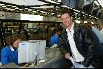 Amsterdam 13 mei 2003
Vertrek  bas muijs bij schiphol