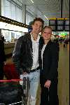 Amsterdam 13 mei 2003
Vertrek  bas muijs met vriendin