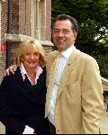 Amsterdam 21 mei 2003
presentatie boek mart Visser in  het tropenmuseum
benno leeser met vrouw
