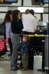 Schiphol 23 mei 2003
Martijn krabbe bikkel krabbe  amanda, jeroen krabbe herma krabbe en jacob krabbe op vakantie voor 60e verjaardag herma