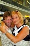 Schiphol 5 mei 2003
vertrek bobo in the bush 
Christine v d Horst