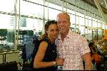 Schiphol 5 mei 2003
vertrek bobo in the bush 
Danny Rook