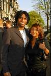 Amsterdam 6 mei 2003
Premiere O what a night in carre
david idols met vriendin