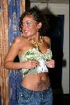 Amsterdam 22 mei 2003
FHM party op boot
Fajah lourens met tatoeage