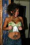 Amsterdam 22 mei 2003
FHM party op boot
Fajah lourens met tatoeage