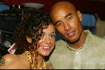 Amsterdam 22 mei 2003
FHM party op boot
Fajah lourens met tatoeage met vriend
