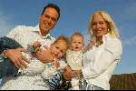 Fijnaart10 april 2003
Frans BAUER met mariska cristian en jan