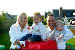 Fijnaart10 april 2003
Frans BAUER met mariska cristian en jan