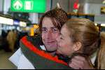 Amsterdam 13 mei 2003
Vertrek Froukje de both hier met haar vriend