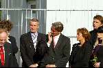 Hilversum 6 mei 2003
herdenking moord pim fortuyn op mediapark
martin fortuyn, hans smolders, bob smalhout