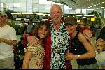 Schiphol 5 mei 2003
vertrek bobo in the bush 
henk bres en Sabine Koning